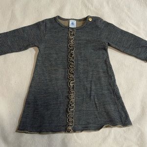 Petit Bateau Striped Wool Dress